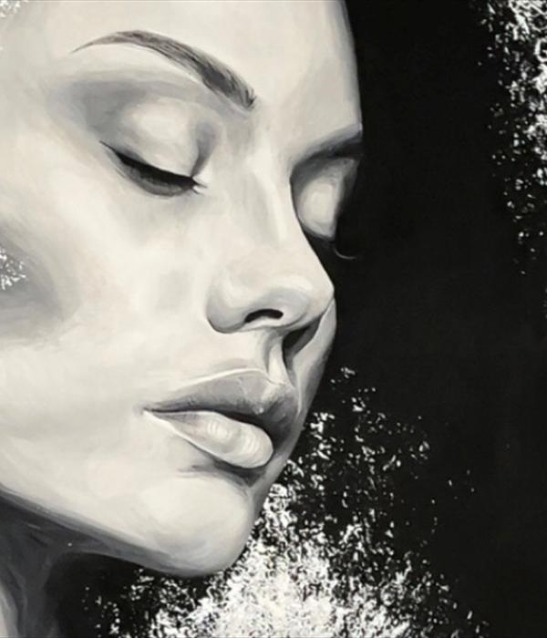 Freies Acrylwerk 03 von Janaica Ink